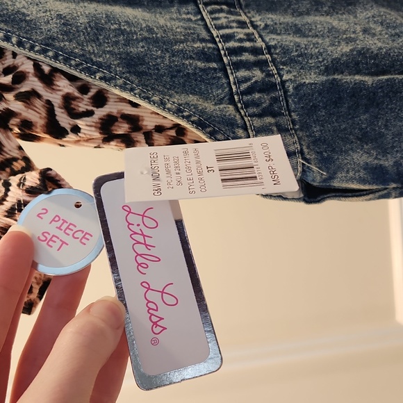 2 PC Jumper Set. Kitty Cat Denim & Animal Print Set. NWT Mix n Match Style! - Picture 16 of 16